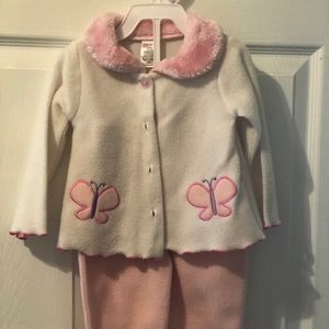 Baby girl Fleece set
